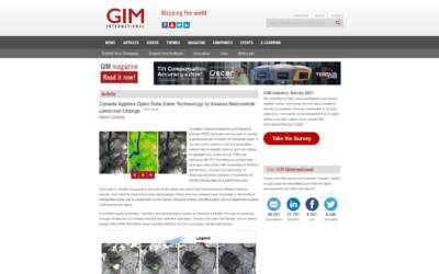 Technology Overview ArticleCanada Applies Open Data Cube Technology to Assess Nationwide Land-use Change